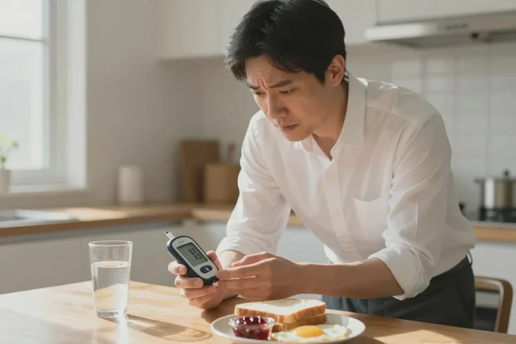 36岁早餐血糖4点8是怎么回事(图1)