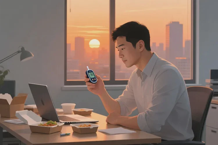 36歲中餐血糖16點(diǎn)8是怎么回事(圖1)