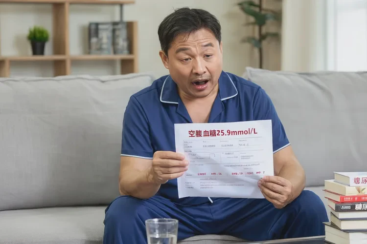 44岁空腹血糖25.9是怎么回事(图1)