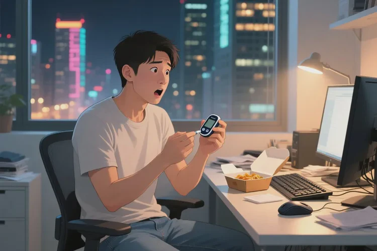 36歲中餐血糖18點5是怎么回事(圖1)