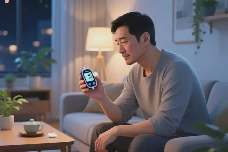 36岁晚上血糖8点9是怎么回事(图1)