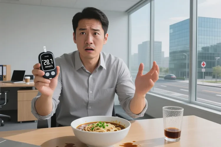 36岁中午血糖25.6是怎么回事(图1)