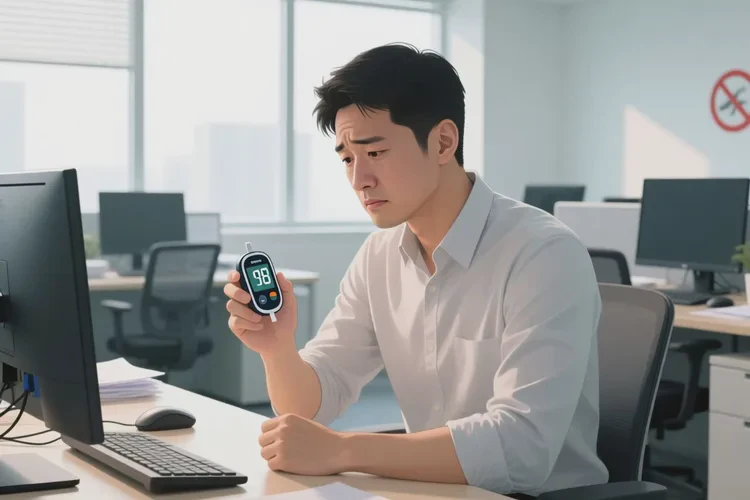 36歲中餐血糖8點(diǎn)5是怎么回事(圖1)