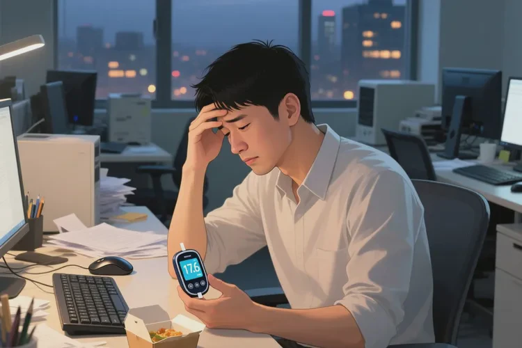 36岁中午血糖17.6是怎么回事(图1)