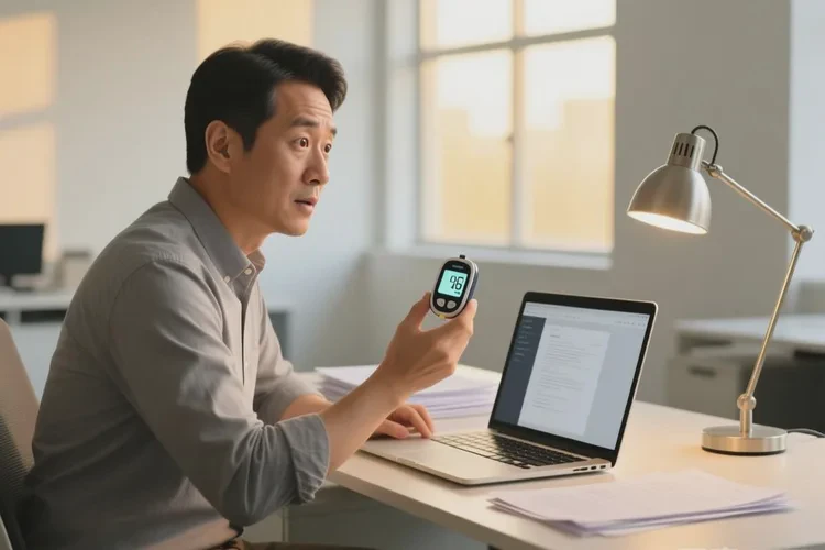 36歲中餐血糖22.3是怎么回事(圖1)