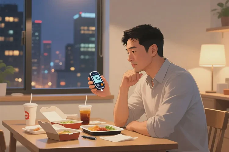 36岁中餐血糖12.1是怎么回事(图1)