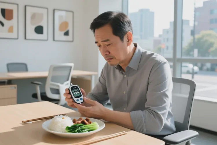 36岁中餐血糖19.5是怎么回事(图1)