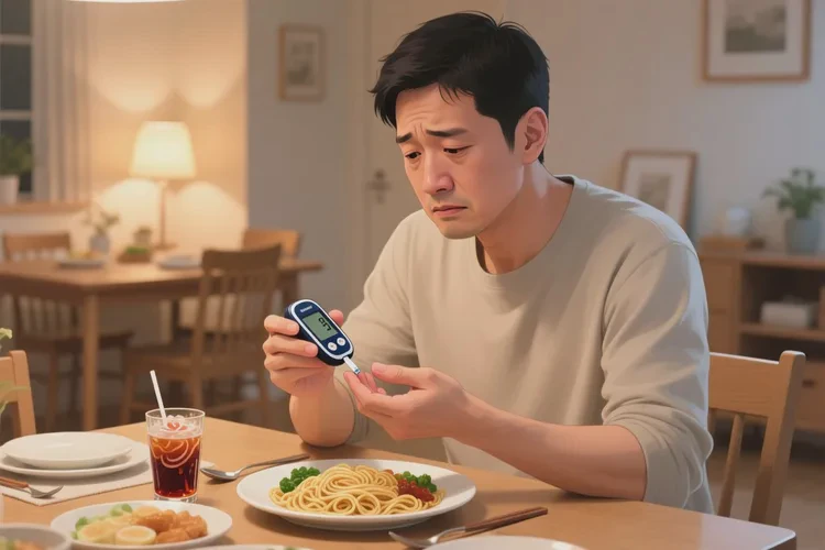 36岁中餐血糖12.3是怎么回事(图1)