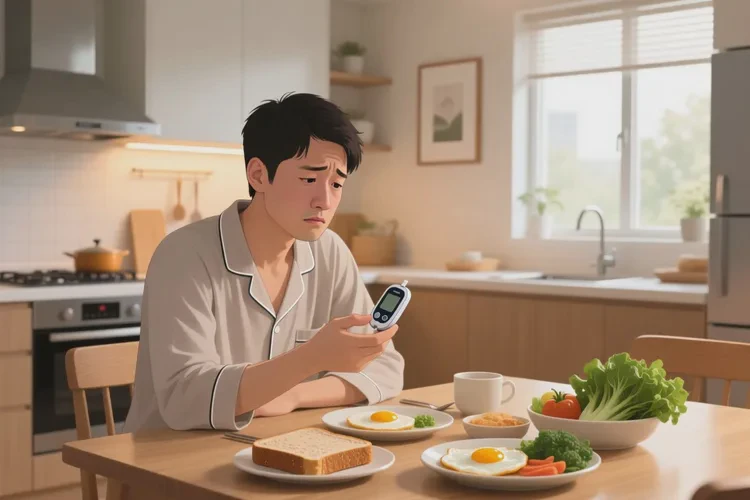 36歲早餐血糖9點(diǎn)6是怎么回事(圖1)