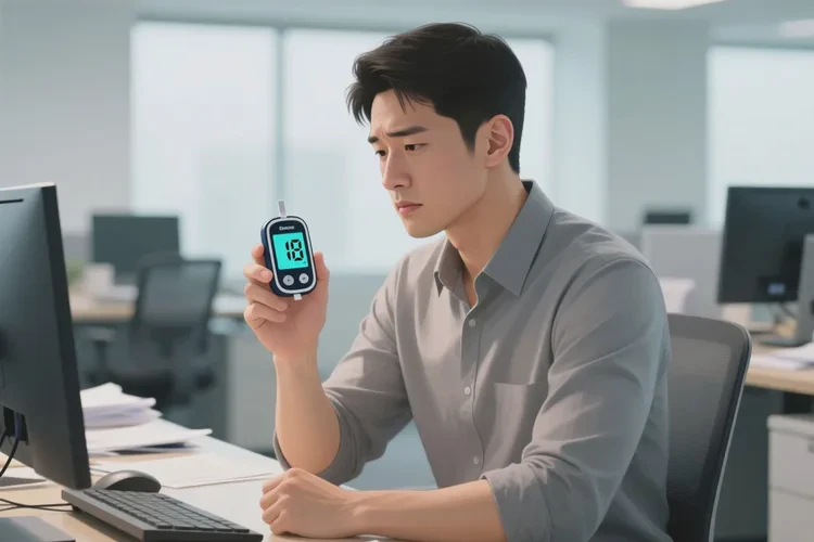 36岁中餐血糖18.2是怎么回事(图1)