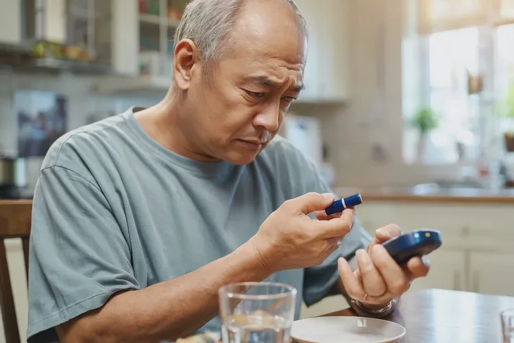 44岁晚餐血糖28.6是怎么回事(图1)