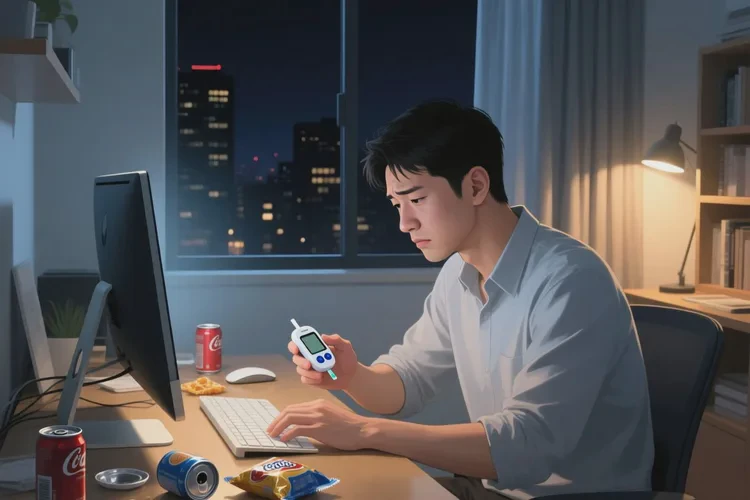 36岁晚上血糖20.9是怎么回事(图1)