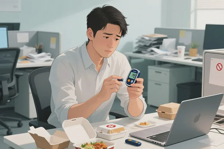 36岁中餐血糖9.5是怎么回事(图1)