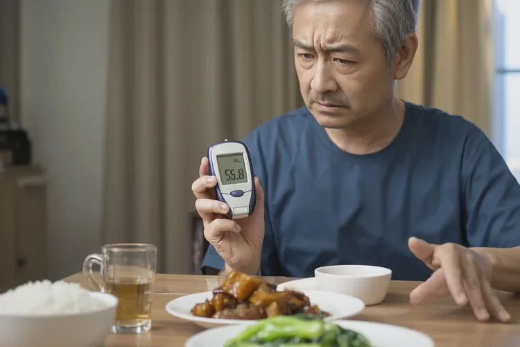 44岁中餐血糖17点2是怎么回事(图1)