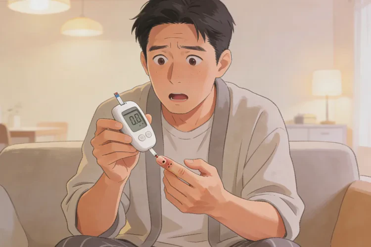 36岁晚上血糖25.6是怎么回事(图1)