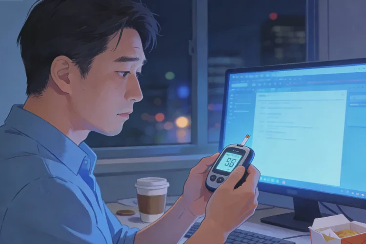 36岁晚上血糖21.9是怎么回事(图1)