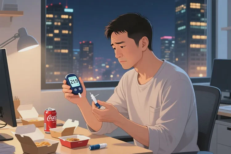 36歲中餐血糖21.9是怎么回事(圖1)