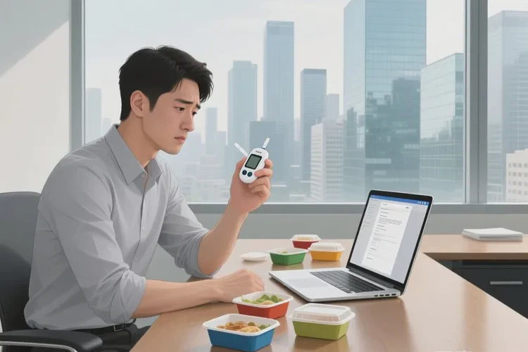 36岁中餐血糖12.4是怎么回事(图1)