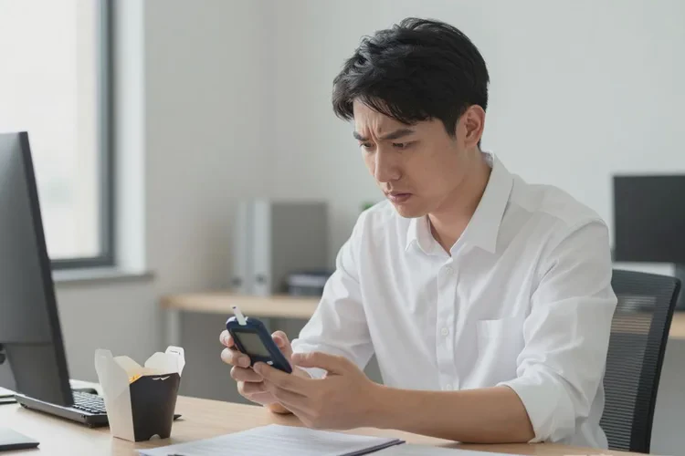 36歲中餐血糖13點(diǎn)1是怎么回事(圖1)