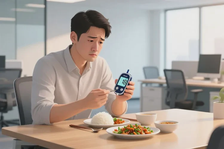 36岁中餐血糖15.8是怎么回事(图1)