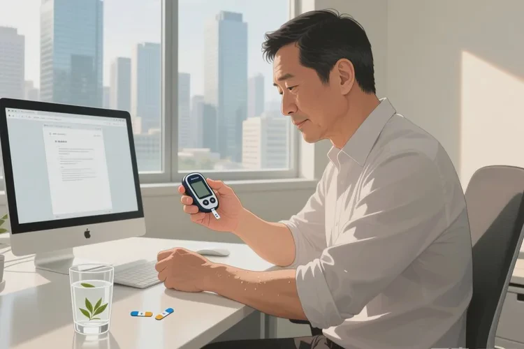 36岁中餐血糖12.6是怎么回事(图1)