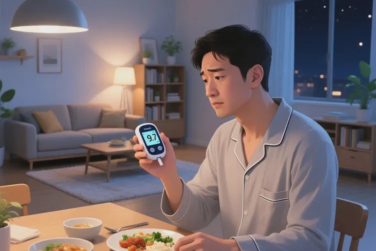 36岁晚上血糖9点7是怎么回事(图1)