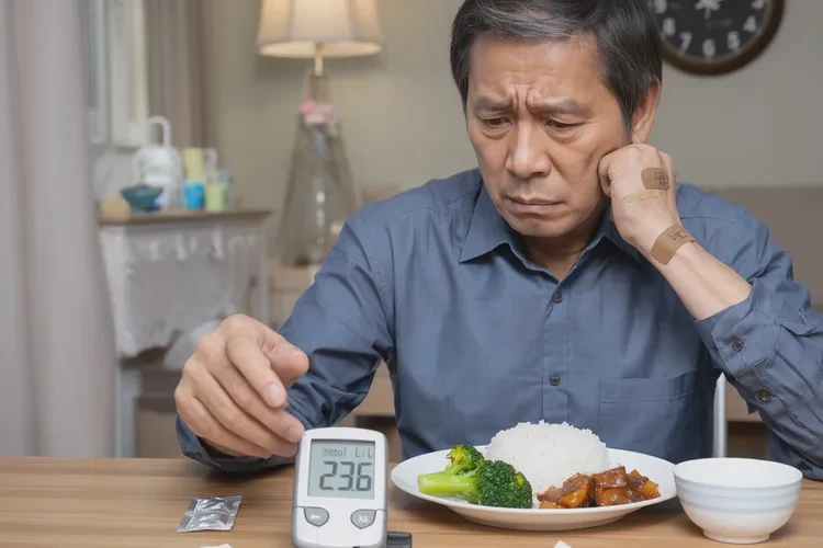 44岁晚餐血糖23.6是怎么回事(图1)