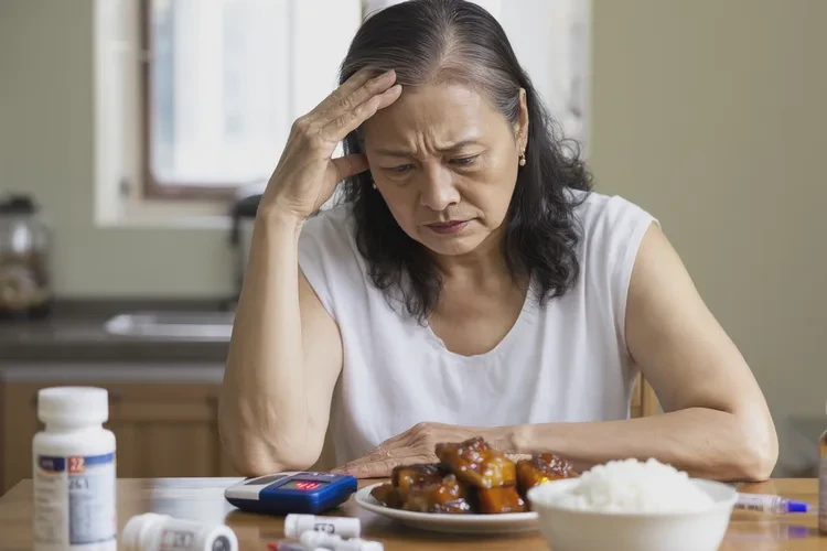 44岁中餐血糖26.1是怎么回事(图1)