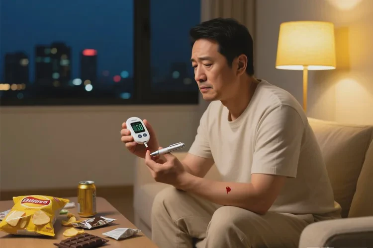 36岁晚上血糖21.5是怎么回事(图1)