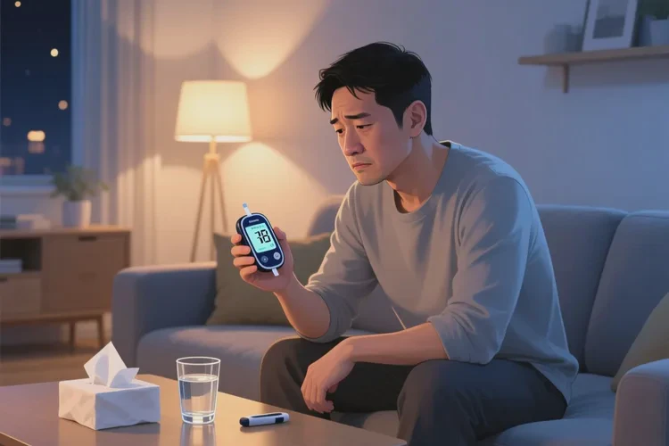 36岁晚上血糖14.6是怎么回事(图1)