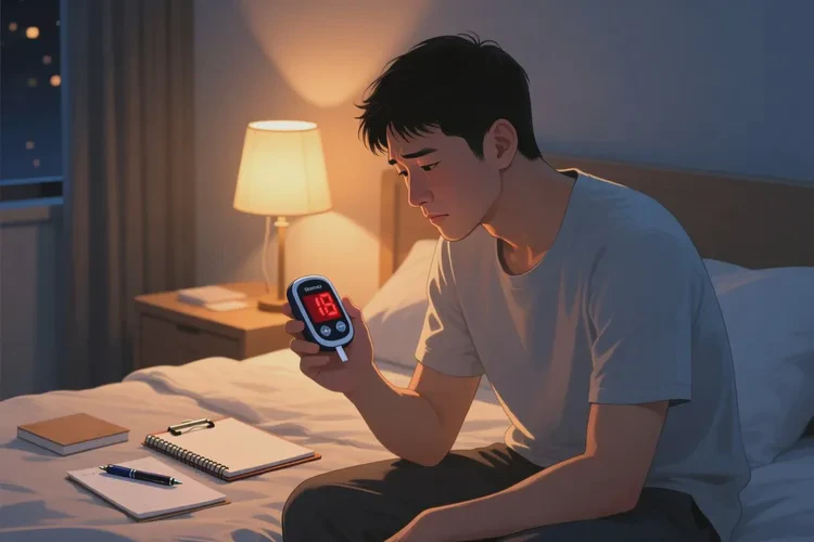 36歲晚上血糖30.7是怎么回事(圖1)