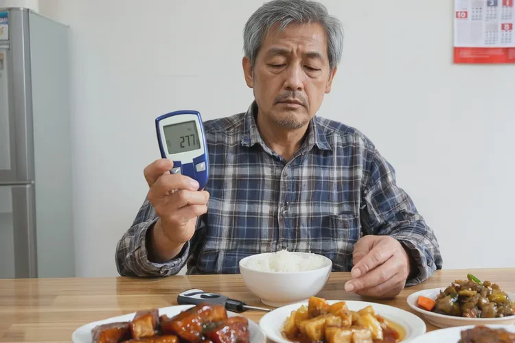 44歲中餐血糖27.7是怎么回事(圖1)
