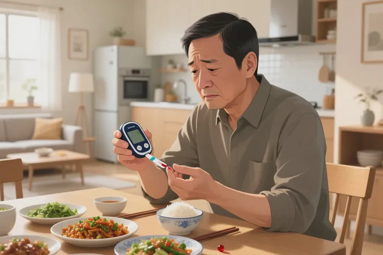 36歲中餐血糖7點(diǎn)1是怎么回事(圖1)