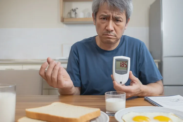 44歲早餐血糖18.5是怎么回事(圖1)