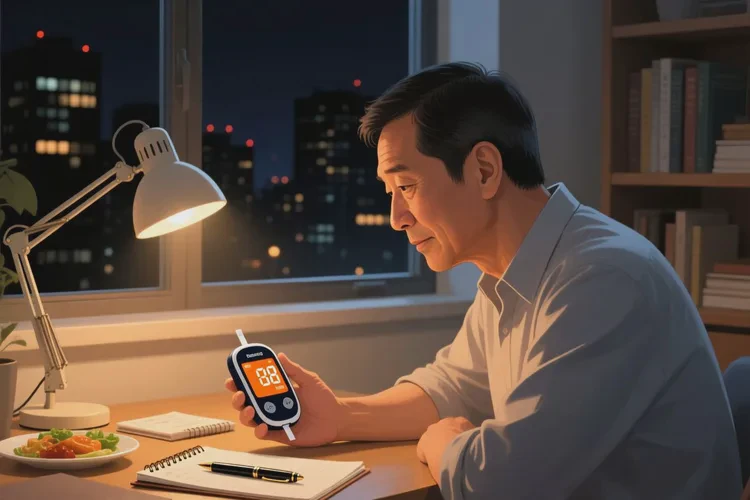 36岁晚上血糖13.4是怎么回事(图1)