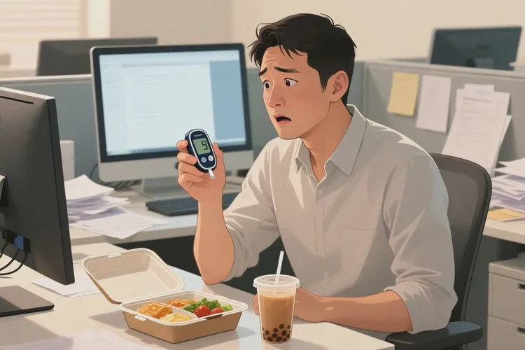 36岁中餐血糖19.9是怎么回事(图1)