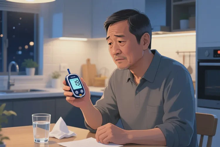 36岁晚上血糖11.9是怎么回事(图1)