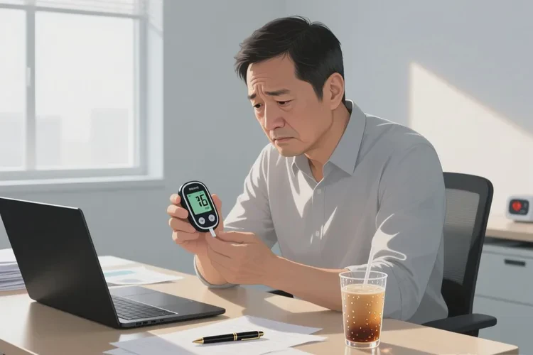 36岁中餐血糖21.4是怎么回事(图1)