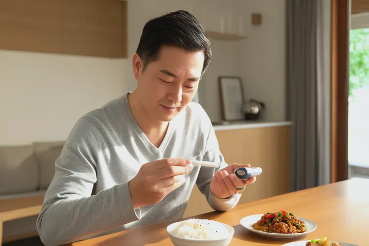 44歲中餐血糖17.8是怎么回事(圖1)