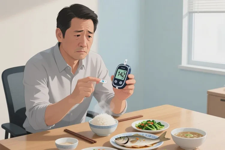 36岁中餐血糖9.9是怎么回事(图1)