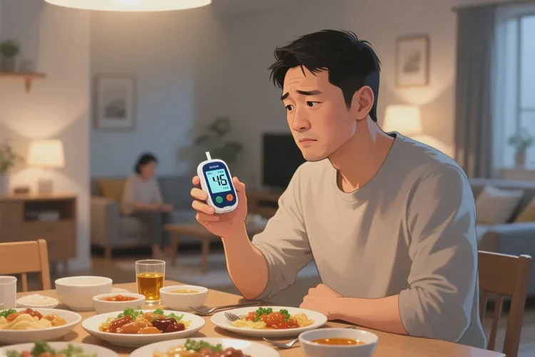 37歲晚餐血糖17.4是怎么回事(圖1)