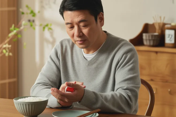 45歲晚餐血糖23.1是怎么回事(圖1)