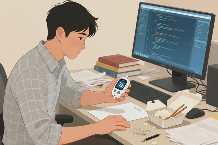 37岁餐后血糖7点6是怎么回事(图1)