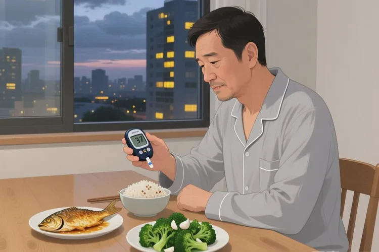 37岁晚餐血糖7.6是怎么回事(图1)