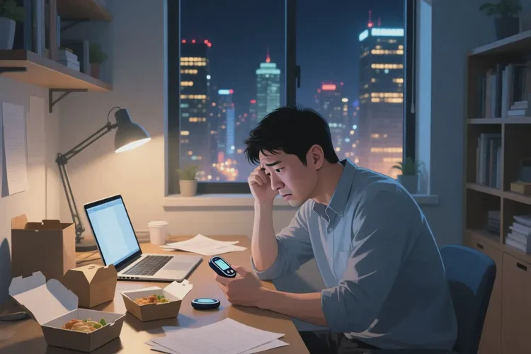 37岁晚餐血糖18.9是怎么回事(图1)