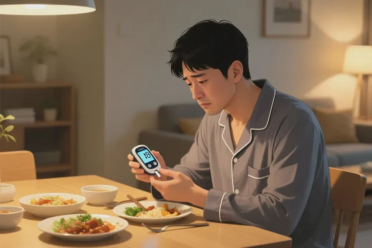37岁晚餐血糖18.5是怎么回事(图1)