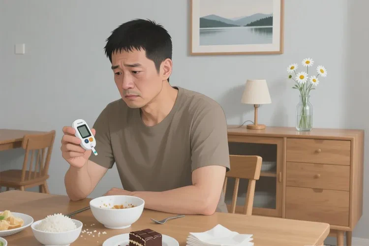 37岁晚餐血糖25.4是怎么回事(图1)