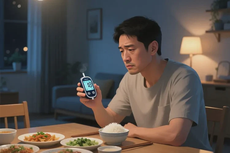 37岁晚餐血糖19.3是怎么回事(图1)