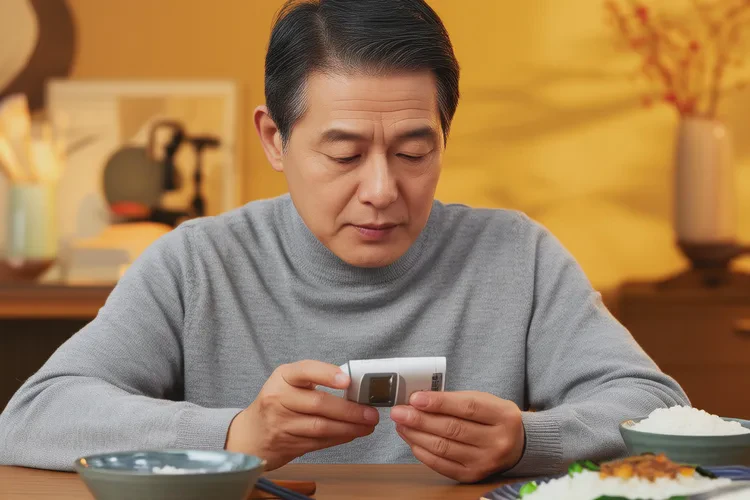 45岁晚餐血糖17点2是怎么回事(图1)