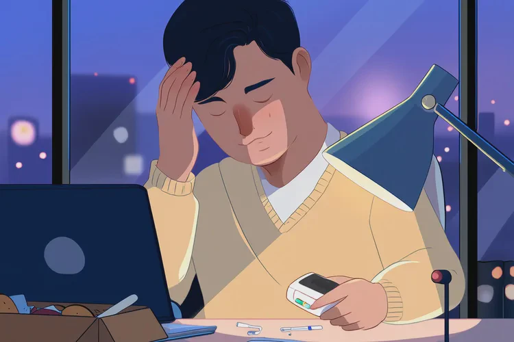 45岁晚餐血糖3点7是怎么回事(图2)